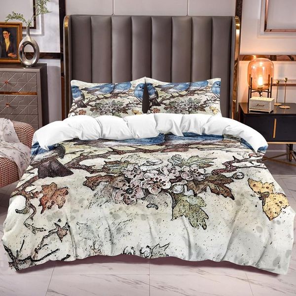 bedding sets floral birds print comforter cover with blue bird pattern duvet zipper closure microfiber teens kids quilt
bedding sets floral birds print comforter cover with blue bird pattern duvet zipper closure microfiber teens kids quilt