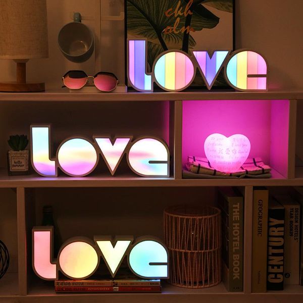 night lights led creative light board letter love shape neon holiday lighting party wedding valentine's day room luminous decoration
night lights led creative light board letter love shape neon holiday lighting party wedding valentine's day room luminous decoration