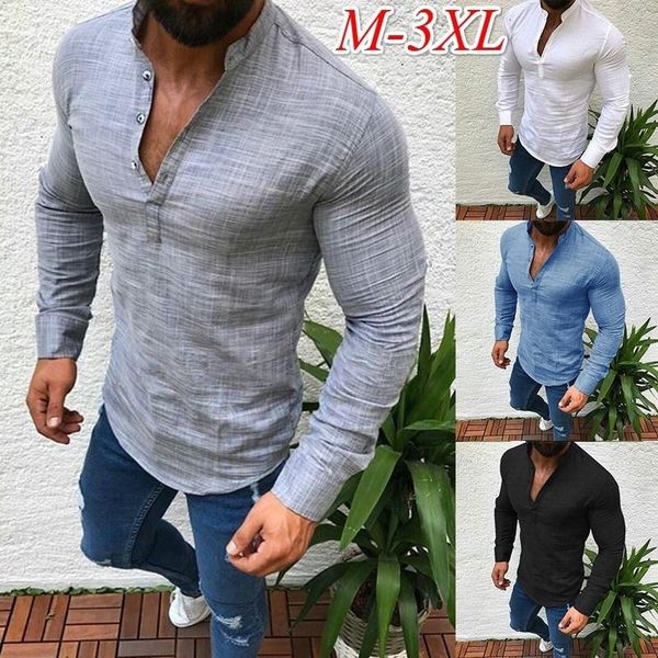 men's casual shirts zogaa fashion men shirt long sleeve cotton basic leisure fitness pullovers camisa plus size, White;black
men's casual shirts zogaa fashion men shirt long sleeve cotton basic leisure fitness pullovers camisa plus size, White;black