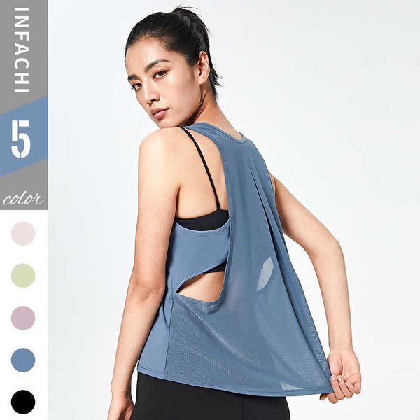 clothes women's yoga summer sports outdoor fitness running breathable mesh t-shirt loose quick drying sleeveless vest, Black;white
clothes women's yoga summer sports outdoor fitness running breathable mesh t-shirt loose quick drying sleeveless vest, Black;white