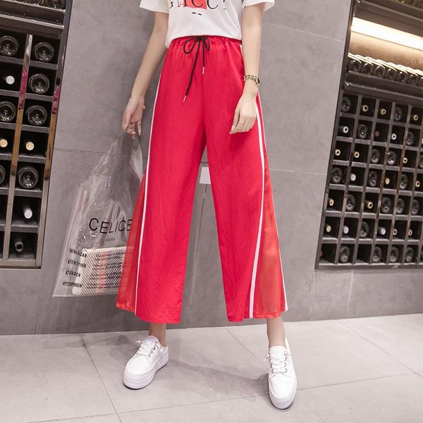 women's pants & capris jibaiyi elastic waist spliced wide leg side stripe women casual ankle length fashion drawstring summer loose tro, Black;white
women's pants & capris jibaiyi elastic waist spliced wide leg side stripe women casual ankle length fashion drawstring summer loose tro, Black;white