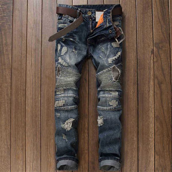 men's jeans jeans men's straight long european american retro jean autumn winter locomotive wrinkles and holes patch fashion edwx, Blue
men's jeans jeans men's straight long european american retro jean autumn winter locomotive wrinkles and holes patch fashion edwx, Blue