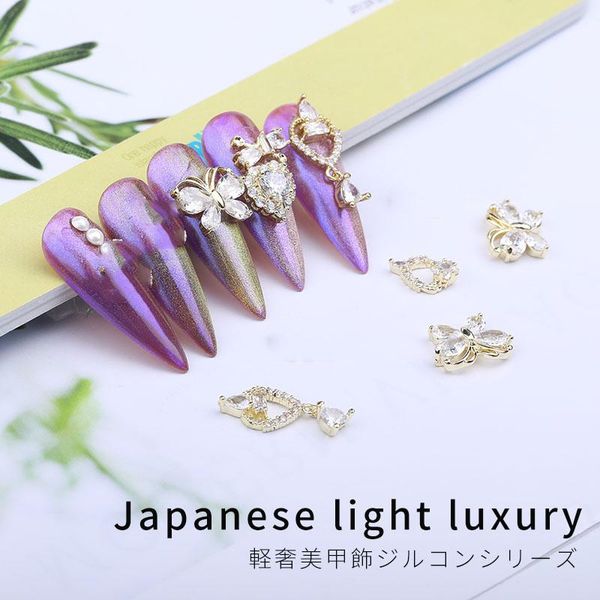 nail art decorations 1pc butterfly metal crystal zircon alloy shiny pendant chain cubic zirconiadiy decoration accessories tool, Silver;gold
nail art decorations 1pc butterfly metal crystal zircon alloy shiny pendant chain cubic zirconiadiy decoration accessories tool, Silver;gold