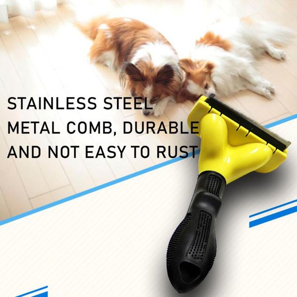 hair brushes comfortable pet removal comb cats dog grooming puppy kitten deshedding trimmer combs pets tools, Silver
hair brushes comfortable pet removal comb cats dog grooming puppy kitten deshedding trimmer combs pets tools, Silver