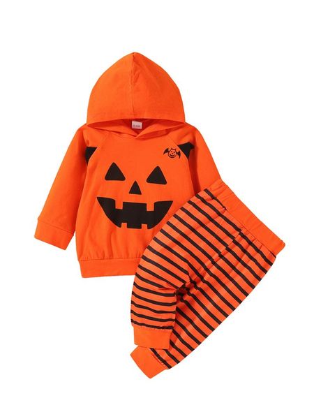 clothing sets 2pcs halloween children's , casual loose orange pumpkin face printed pattern hooded pullover and elastic waist pants, White
clothing sets 2pcs halloween children's , casual loose orange pumpkin face printed pattern hooded pullover and elastic waist pants, White