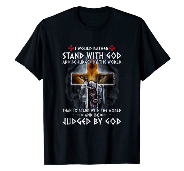 r1 i would rather stand with god and be judged by the world black t-shirt s-3xl, White;black
r1 i would rather stand with god and be judged by the world black t-shirt s-3xl, White;black
