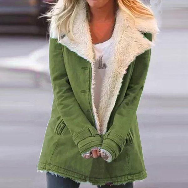 women's wool & blends winter women coat velvet padded warm parka casual outwear hooded big lapel plush down jacket for female#1127, Black
women's wool & blends winter women coat velvet padded warm parka casual outwear hooded big lapel plush down jacket for female#1127, Black