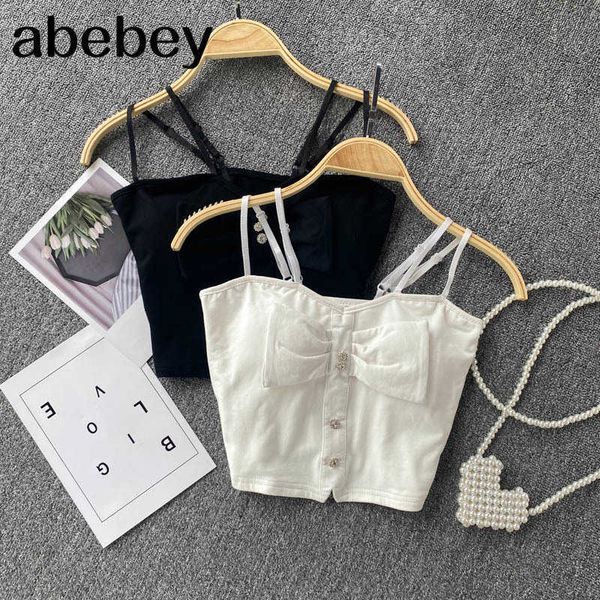 women strap crop sleeveless backless slim y2k summer korean fashion streetwear short camisole 210715, White
women strap crop sleeveless backless slim y2k summer korean fashion streetwear short camisole 210715, White