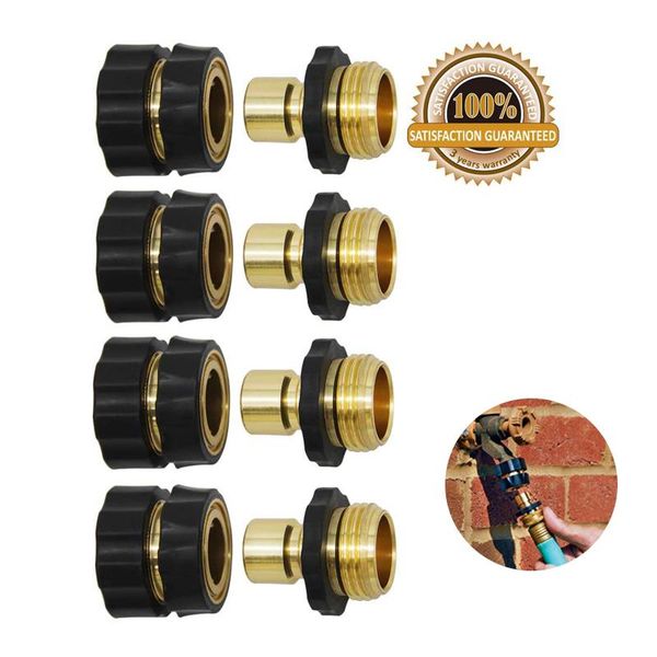 3/4 inch universal garden hose quick connect kit 4 pcs/set brass tap adapter connector watering tools equipments
3/4 inch universal garden hose quick connect kit 4 pcs/set brass tap adapter connector watering tools equipments