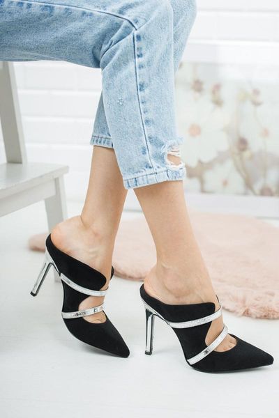 dress shoes elenas 2 different color women 's high-heeled season design high heels stiletto, Black
dress shoes elenas 2 different color women 's high-heeled season design high heels stiletto, Black