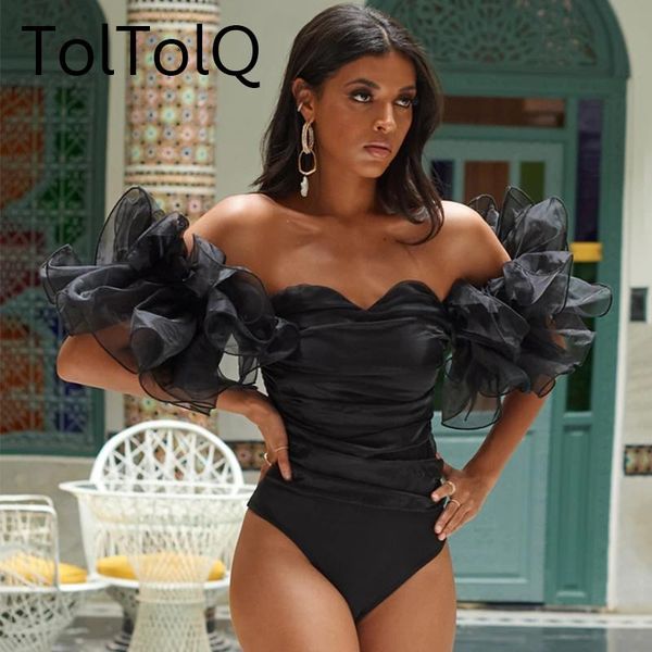 women's jumpsuits & rompers mesh bodysuit women ruffles bodycon summer womens jumpsuit 2021 off shoulder skinny bodysuits playsuit, Black;white
women's jumpsuits & rompers mesh bodysuit women ruffles bodycon summer womens jumpsuit 2021 off shoulder skinny bodysuits playsuit, Black;white