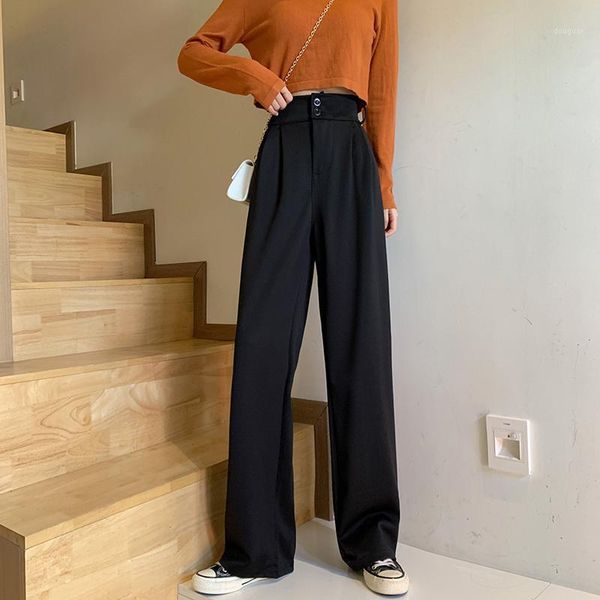 women's pants & capris real s large size high waist drooping wide leg autumn casual, Black;white
women's pants & capris real s large size high waist drooping wide leg autumn casual, Black;white