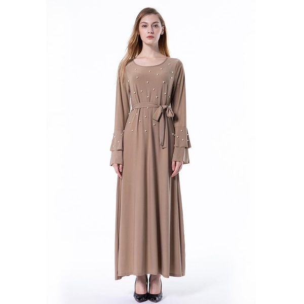 ethnic clothing muslim derss fashion multi-layered flared sleeves bead belt thin long-sleeve dress dubai abaya turkey eid robe donsignet, Red
ethnic clothing muslim derss fashion multi-layered flared sleeves bead belt thin long-sleeve dress dubai abaya turkey eid robe donsignet, Red