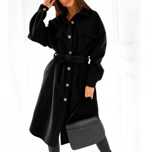 women's trench coats women oversize coat solid color single-breasted autumn winter thick lapel belt long outwear overcoat for office, Tan;black
women's trench coats women oversize coat solid color single-breasted autumn winter thick lapel belt long outwear overcoat for office, Tan;black