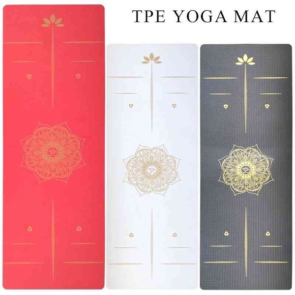 2021 new listing tpe 6mm yoga mats fitness non-slip losing weight sports mat pad stamping position line equipment for home
2021 new listing tpe 6mm yoga mats fitness non-slip losing weight sports mat pad stamping position line equipment for home
