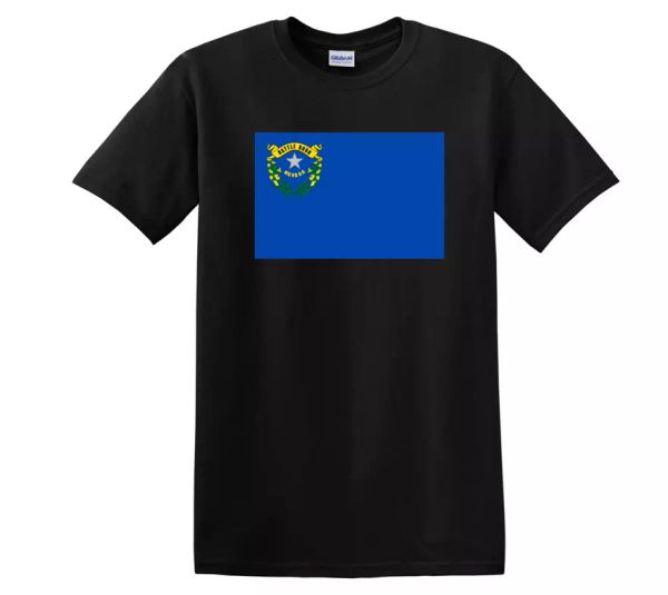 nevada state flag tee shirt battle born silver pride vegas black t-shirt, White;black
nevada state flag tee shirt battle born silver pride vegas black t-shirt, White;black