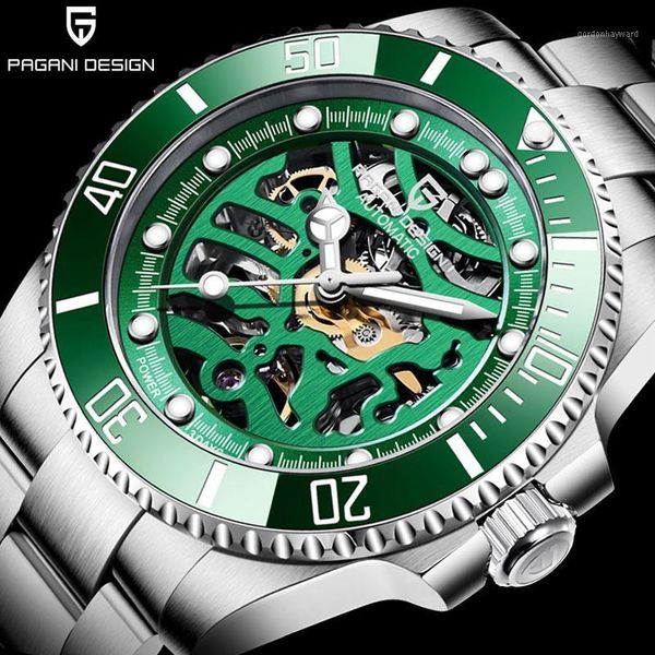 wristwatches pagani design luxury diving watch luminous men's automatic 100m waterproof steel mechanical quartz men reloj hombre, Slivery;brown
wristwatches pagani design luxury diving watch luminous men's automatic 100m waterproof steel mechanical quartz men reloj hombre, Slivery;brown