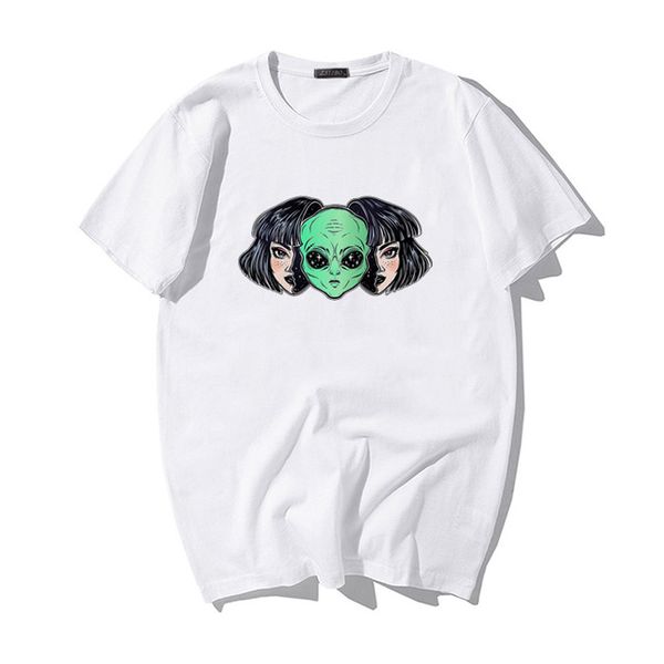 summer harajuku gothic alien satan women t shirt hip hop couple short sleeve casual t-shirts clothing oversized tee, White;black
summer harajuku gothic alien satan women t shirt hip hop couple short sleeve casual t-shirts clothing oversized tee, White;black