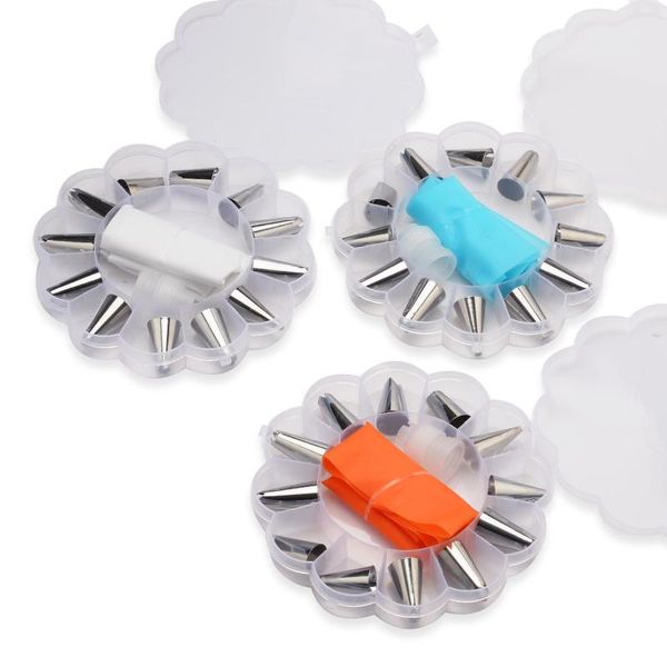 baking & pastry tools 14 pcs/set cake icing tool kit craft cream flower nozzles piping bag stainless steel tips diy gadgets
baking & pastry tools 14 pcs/set cake icing tool kit craft cream flower nozzles piping bag stainless steel tips diy gadgets