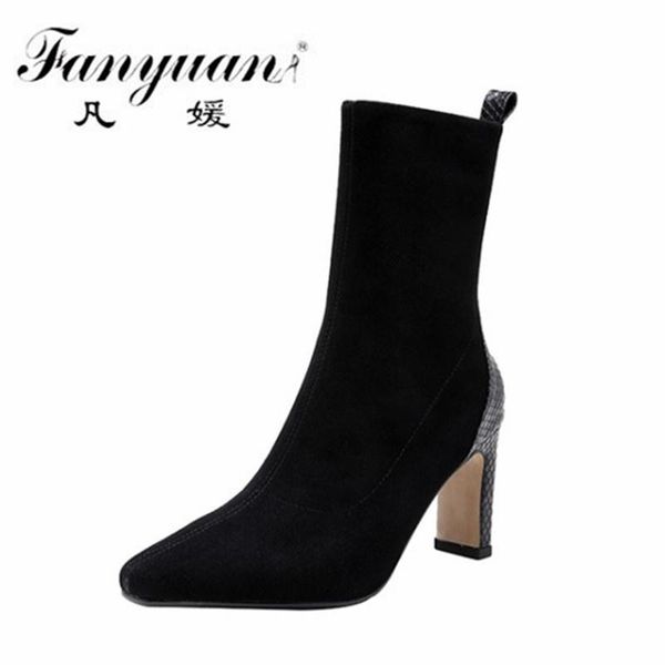 boots fanyuan pointed toe thin heels women ankle basic fashion concise genuine leather office lady shoes woman autumn winter, Black
boots fanyuan pointed toe thin heels women ankle basic fashion concise genuine leather office lady shoes woman autumn winter, Black