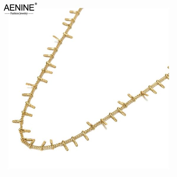 chokers aenine titanium stainless steel vintage ethnic charm choker necklaces office style pendant chain necklace for women an20125, Golden;silver
chokers aenine titanium stainless steel vintage ethnic charm choker necklaces office style pendant chain necklace for women an20125, Golden;silver