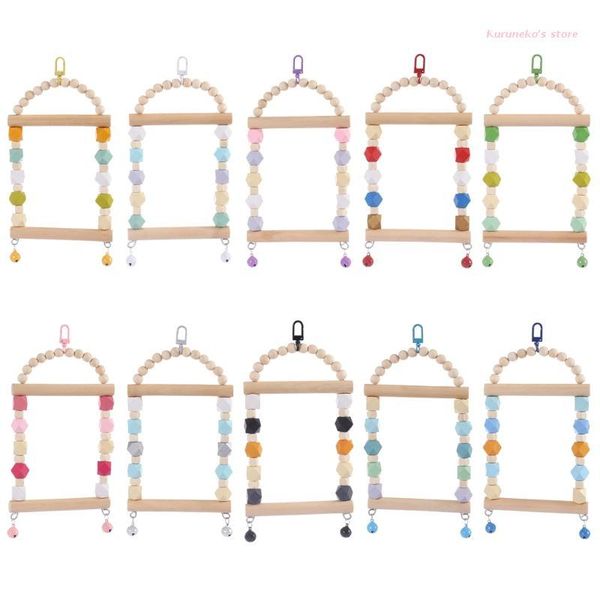 bird cages neko swing perch parrot wooden chew toys hanging with bell beads small cage toy
bird cages neko swing perch parrot wooden chew toys hanging with bell beads small cage toy