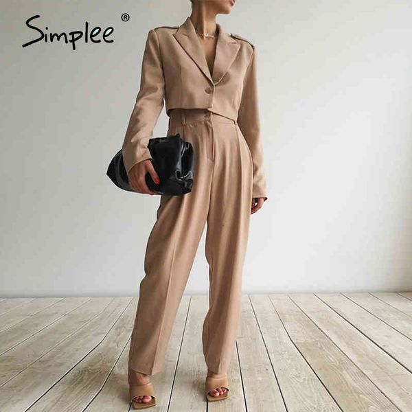 simplee two-piece women long sleeve double solid casual blazer pants sets office ladies elegant pant suits 201007, White
simplee two-piece women long sleeve double solid casual blazer pants sets office ladies elegant pant suits 201007, White