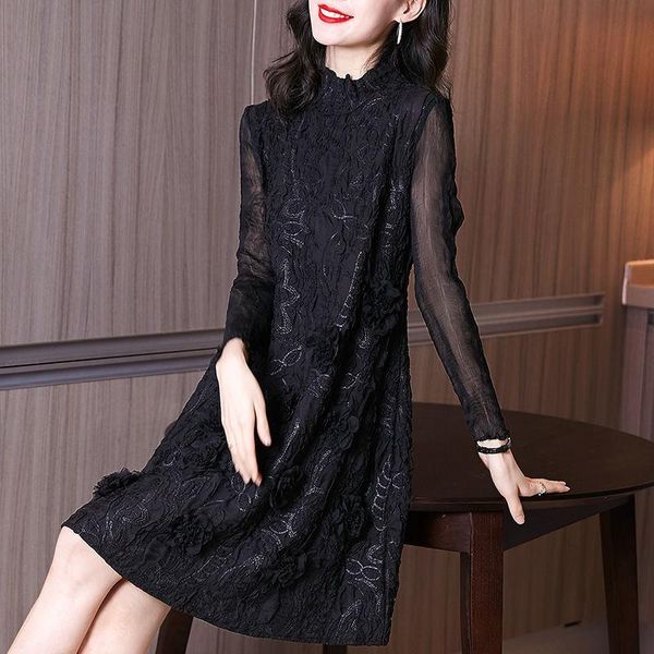 casual dresses 2021 women winter fashion large size loose dress female o-neck patchwork ladies long sleeve a-line vestidos t476, Black;gray
casual dresses 2021 women winter fashion large size loose dress female o-neck patchwork ladies long sleeve a-line vestidos t476, Black;gray