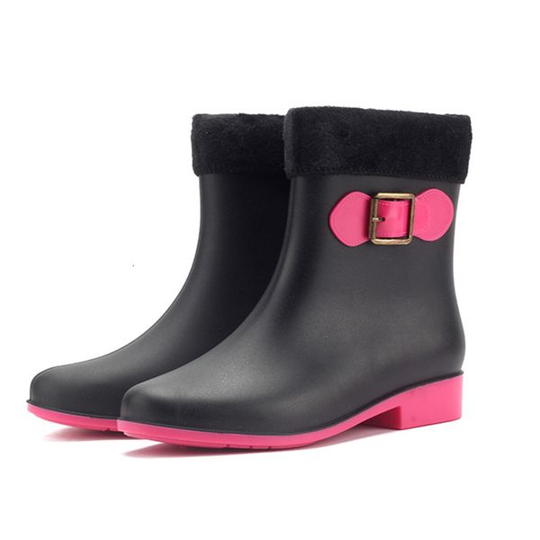 boot rainboots ankle women's dwaterproof proof shoes cartoon water queeboots woman wellies 245 9f2n, Black
boot rainboots ankle women's dwaterproof proof shoes cartoon water queeboots woman wellies 245 9f2n, Black