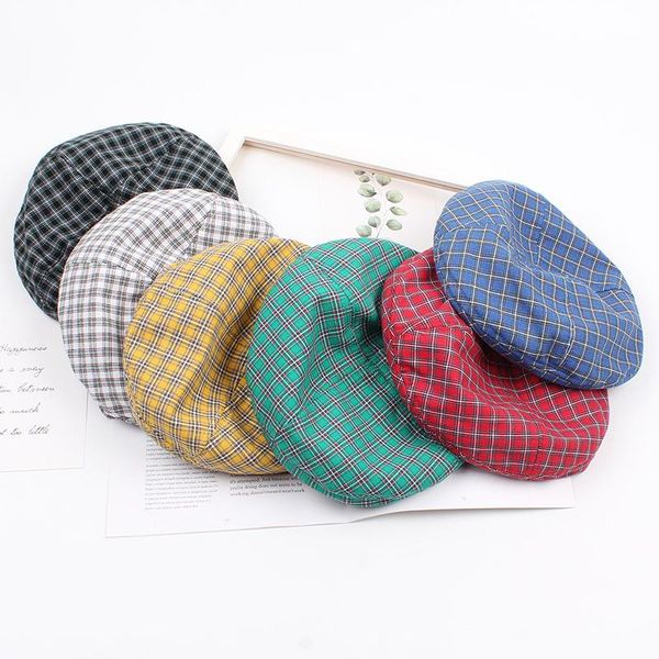 berets plaid beret hat women felt british style fashion y2k girls lady fall designer slouchy winter hats female, Blue;gray
berets plaid beret hat women felt british style fashion y2k girls lady fall designer slouchy winter hats female, Blue;gray