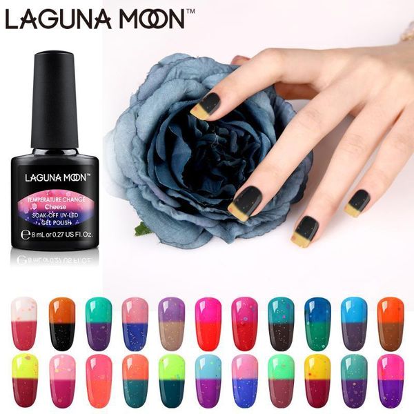 lagunamoon cheese change color uv gel nail polish 8ml temperature soak off art varnish gellak hybrid lacquer1, Red;pink
lagunamoon cheese change color uv gel nail polish 8ml temperature soak off art varnish gellak hybrid lacquer1, Red;pink
