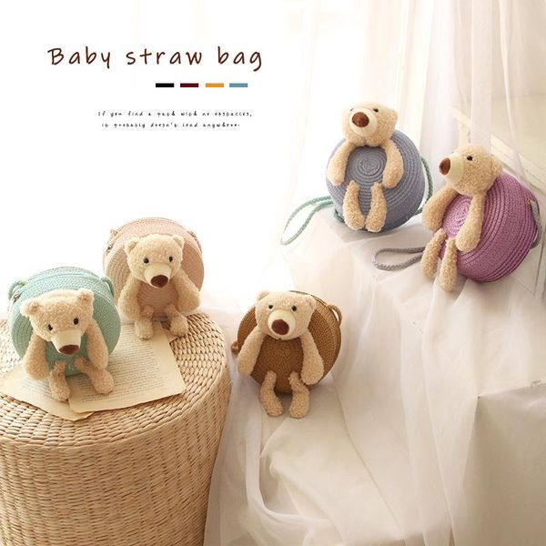 caps & hats baby children's 9 colors fashion lovely infant kids girls shoulder bags cartoon bear straw outfits 2-10years for, Yellow
caps & hats baby children's 9 colors fashion lovely infant kids girls shoulder bags cartoon bear straw outfits 2-10years for, Yellow