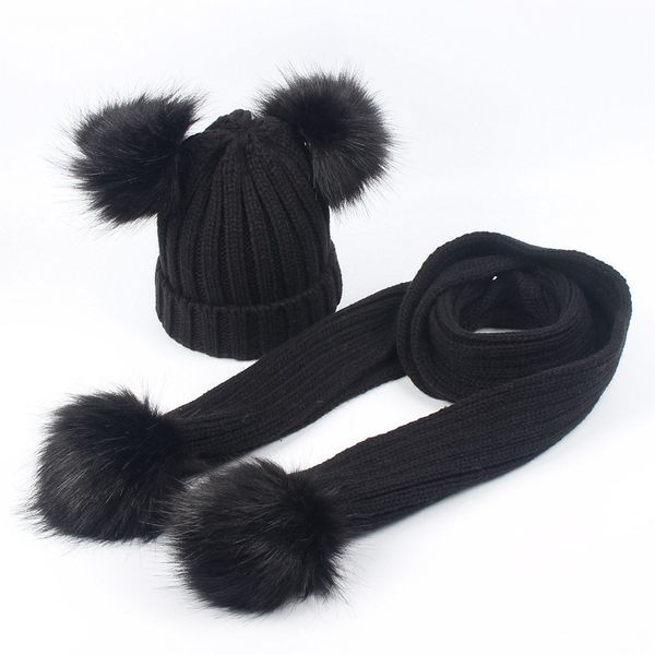 children's hat scarf two piece set men's and women's autumn and winter warm wool ball hats and girdle set, Blue;gray
children's hat scarf two piece set men's and women's autumn and winter warm wool ball hats and girdle set, Blue;gray