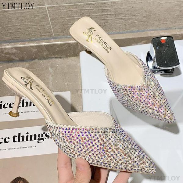 slippers pointed toe shoes thin heels mules for women casual shallow slides luxury ytmtloy zapatillas casa mujer sapato feminino, Black
slippers pointed toe shoes thin heels mules for women casual shallow slides luxury ytmtloy zapatillas casa mujer sapato feminino, Black