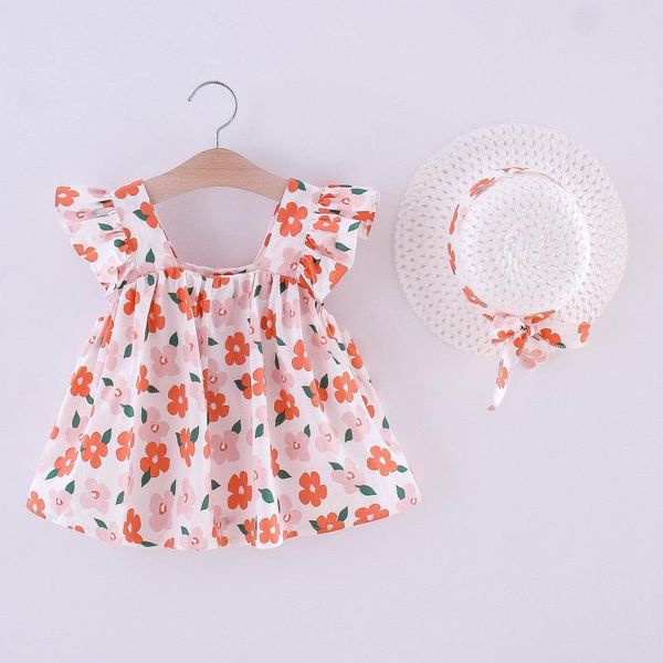 girl's dresses baby summer dress girls ruffles ruched floral clothes+bowknot strawhat outfits sleeve o-neck girl clothes 0-3 years, Red;yellow
girl's dresses baby summer dress girls ruffles ruched floral clothes+bowknot strawhat outfits sleeve o-neck girl clothes 0-3 years, Red;yellow