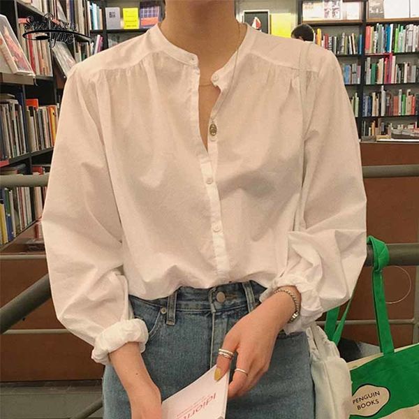 o-neck cardigan casual korean style loose white shirt female new spring autumn puff sleeve blouse women splicing 12289 210417
o-neck cardigan casual korean style loose white shirt female new spring autumn puff sleeve blouse women splicing 12289 210417