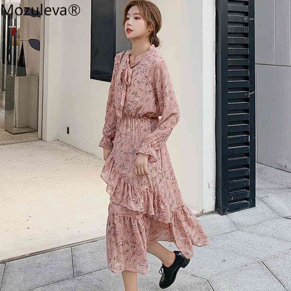 floral print chiffon women dress lace up collar irregular ruffles female long vintage flare sleeve a-line vestido 210427, Black;gray
floral print chiffon women dress lace up collar irregular ruffles female long vintage flare sleeve a-line vestido 210427, Black;gray