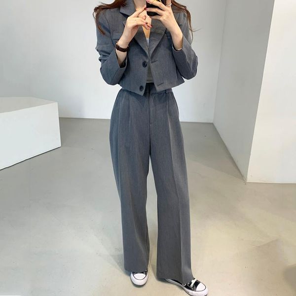 women's suits & blazers simple solid lapel two button suit coat for women korean chic loose casual blazer all match office ladies jacke, White;black
women's suits & blazers simple solid lapel two button suit coat for women korean chic loose casual blazer all match office ladies jacke, White;black