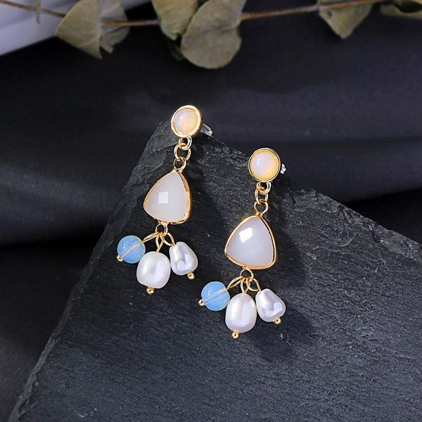 dangle & chandelier korean fashion simulated pearl water drop earrings for women femme gold color metal geometric long party jewelry, Silver
dangle & chandelier korean fashion simulated pearl water drop earrings for women femme gold color metal geometric long party jewelry, Silver