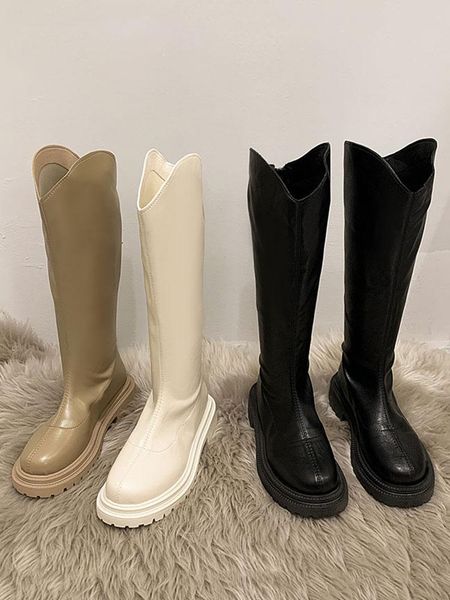 boots shoes women's autumn zipper luxury designer thigh high heels round toe winter footwear boots-women fashion, Black
boots shoes women's autumn zipper luxury designer thigh high heels round toe winter footwear boots-women fashion, Black