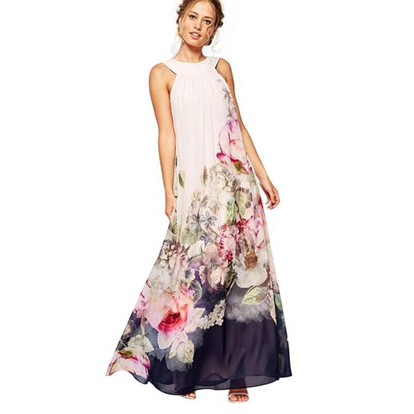 casual dresses ladies floral chiffon o-neck sleeveless backless high waist pleated maxi party dress, Black;gray
casual dresses ladies floral chiffon o-neck sleeveless backless high waist pleated maxi party dress, Black;gray