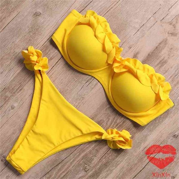 bandeau bikini swimwear women swimsuit thong ruffle bikini set push up bathing suit female brazilian leopard swimsuit 210407, White;black
bandeau bikini swimwear women swimsuit thong ruffle bikini set push up bathing suit female brazilian leopard swimsuit 210407, White;black