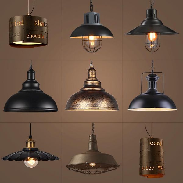pendant lamps loft creative personality american country warehouse bar counter restaurant vintage industrial style iron pot cover chandelier
pendant lamps loft creative personality american country warehouse bar counter restaurant vintage industrial style iron pot cover chandelier