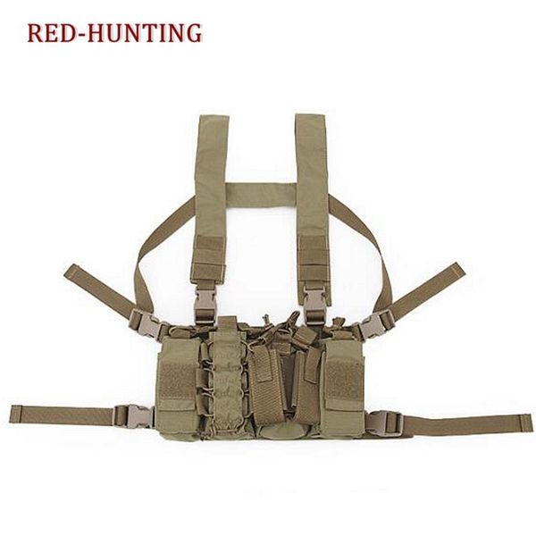 hunting jackets shooting military vest tactical molle belt combat chest rig with many kind of magazine pouches, Camo;black
hunting jackets shooting military vest tactical molle belt combat chest rig with many kind of magazine pouches, Camo;black