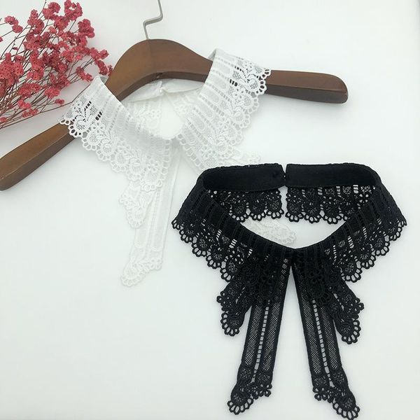 bow ties sitonjwly women shirt detachable collars lace hollow false collar shirts sweater girls dress fake decorative, Black;gray
bow ties sitonjwly women shirt detachable collars lace hollow false collar shirts sweater girls dress fake decorative, Black;gray