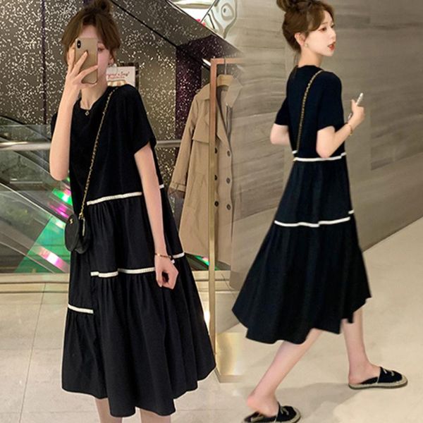 maternity dresses 2021 summer irregular dress short sleeve o-neck black patchwork pregnant woman clothes, White
maternity dresses 2021 summer irregular dress short sleeve o-neck black patchwork pregnant woman clothes, White