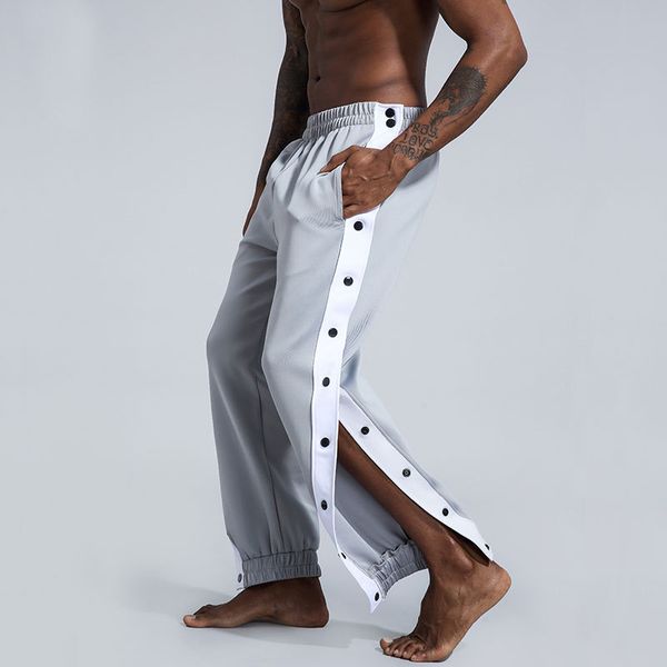 men casual cargo pants men jogging sweatpants trousers new fitness training trousers fashion full-open side row button trousers, Black
men casual cargo pants men jogging sweatpants trousers new fitness training trousers fashion full-open side row button trousers, Black