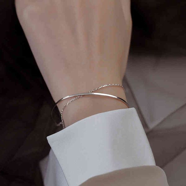 925 silver chain bracelet female hand pulseras mujer sterling jewelry bangles bracelets for women bijoux femme, Golden;silver
925 silver chain bracelet female hand pulseras mujer sterling jewelry bangles bracelets for women bijoux femme, Golden;silver