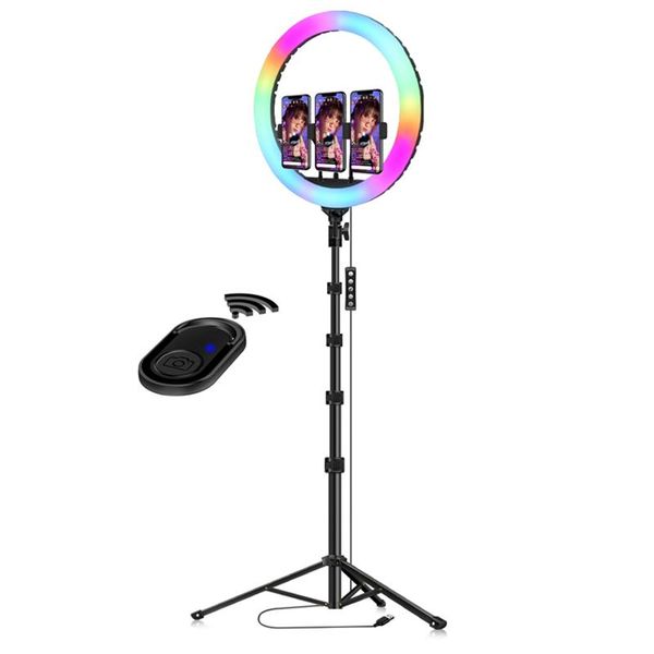 flash heads 10" rgb led ring light selfie pographic lighting colorful lamp dimmable with control stand for tiktok youtube vlog live
flash heads 10" rgb led ring light selfie pographic lighting colorful lamp dimmable with control stand for tiktok youtube vlog live