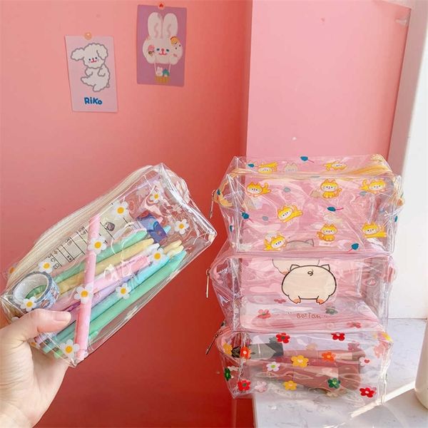 transparent clear korean cosmetic makeup bags purses cartoon handbag girls strawbeery hearts print pencil box cosmetics brush pouch change c, White
transparent clear korean cosmetic makeup bags purses cartoon handbag girls strawbeery hearts print pencil box cosmetics brush pouch change c, White